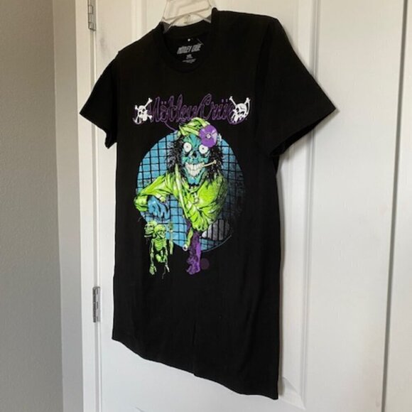 NWT Motley Crue Pushead Dr. Feelgood Women's Tee T-Shirt Black Medium - Picture 4 of 8